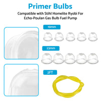 5x Primer Bulbs Suitable For Stihl Homelite Ryobi Echo-Poulan Gas Bulb Fuel Pump