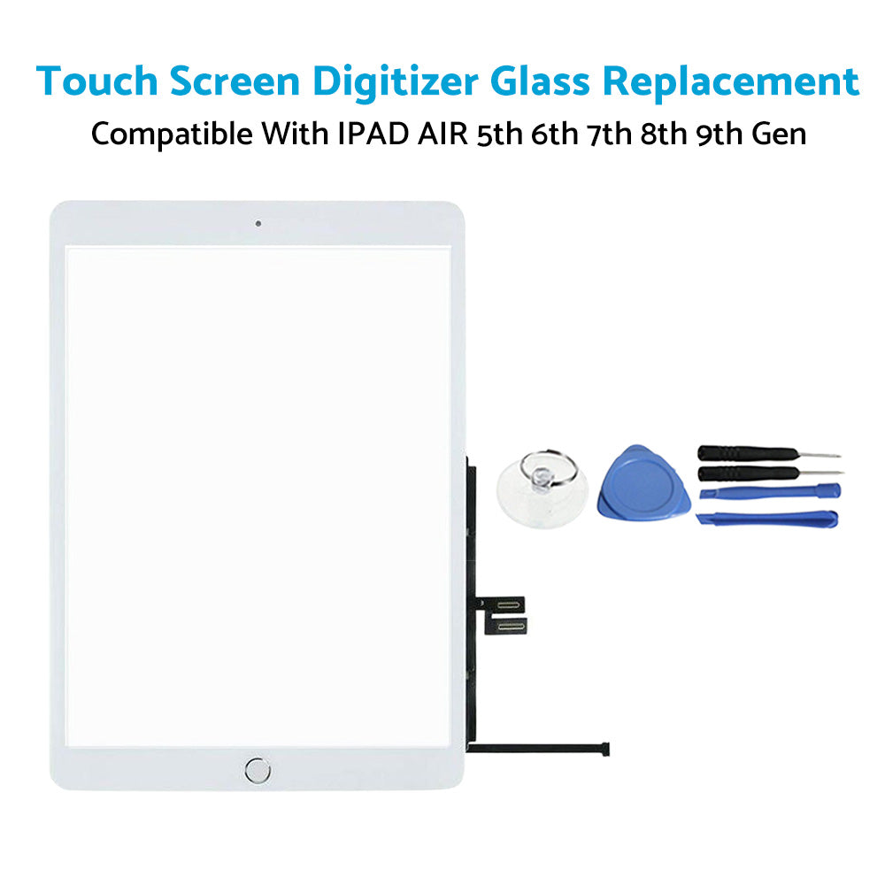 Touch Screen Digitizer Glass Replacement Suitable For iPad Air 5th/6th/7th/8th/9th Generation