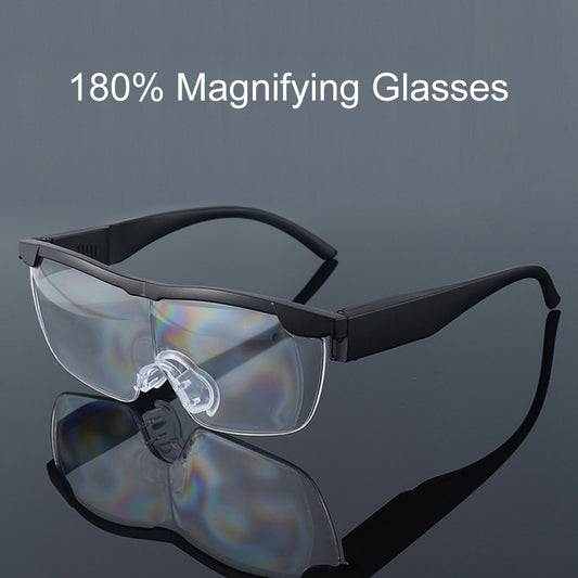 {{ Unisex Magnifying Glasses Loupes 180percent HD Vision Magnifier With LED Lighting Lamp }} - Buy Car Parts Online at {{ Kaka Auto Parts }}.