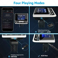 {{ Handsfree Wireless Bluetooth-compatible Car FM Transmitter MP3 Player USB Charge }} - Buy Car Parts Online at {{ Kaka Auto Parts }}.