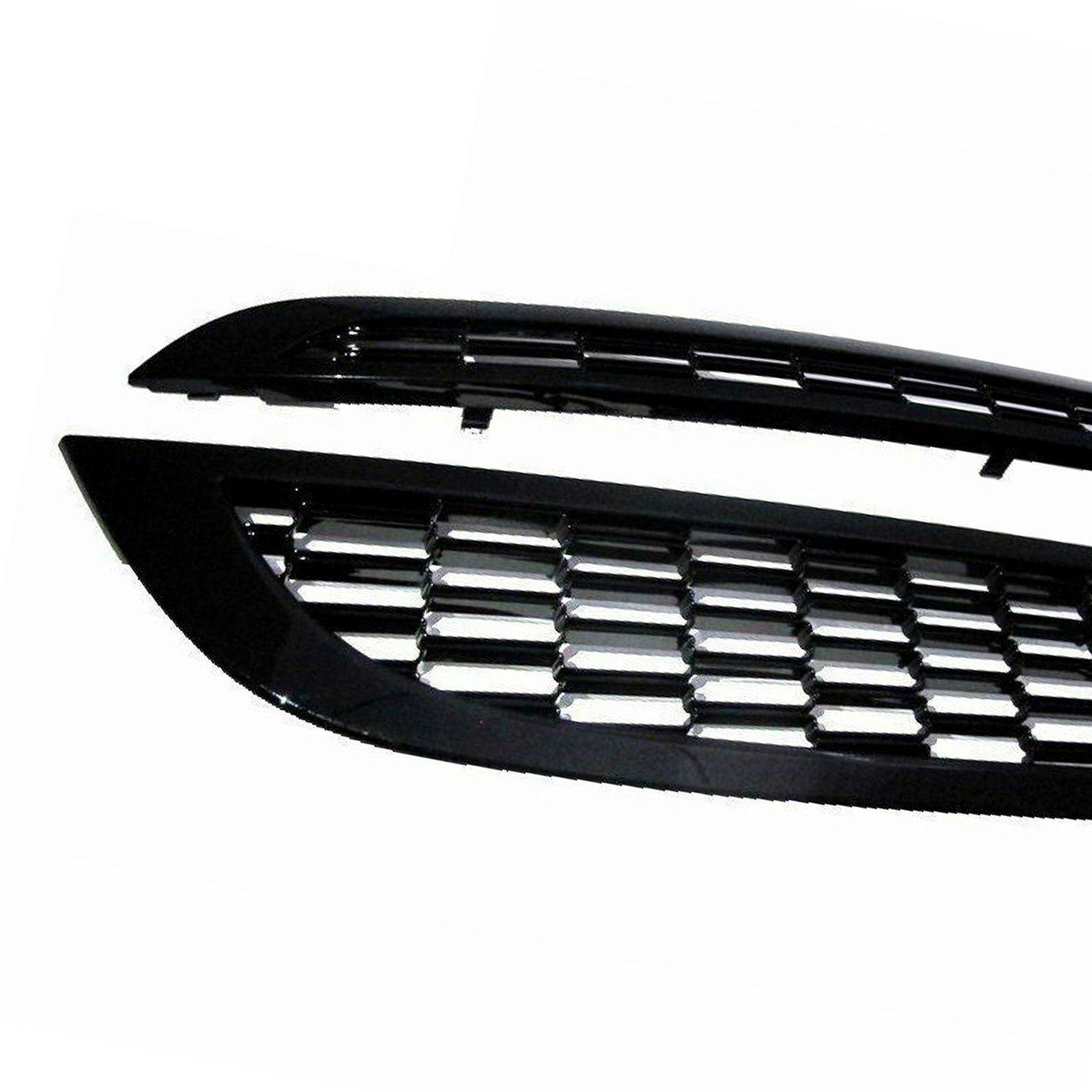 2x Honeycomb Mesh Front Grill Suitable For Mini Cooper R50 / R52 / R53 2002-2006