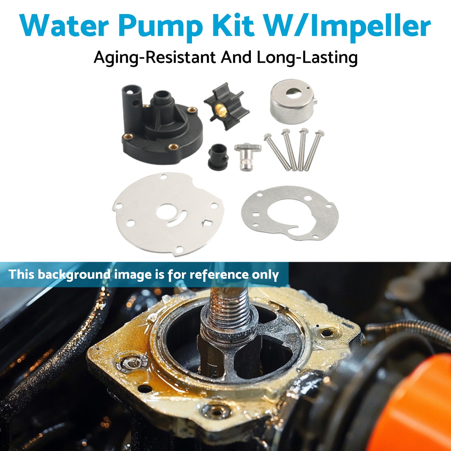 {{ Water Pump Kit W/Impeller Suitable for Johnson/Evinrude Outboard Marine 0382797 }} - Buy Car Parts Online at {{ Kaka Auto Parts }}.