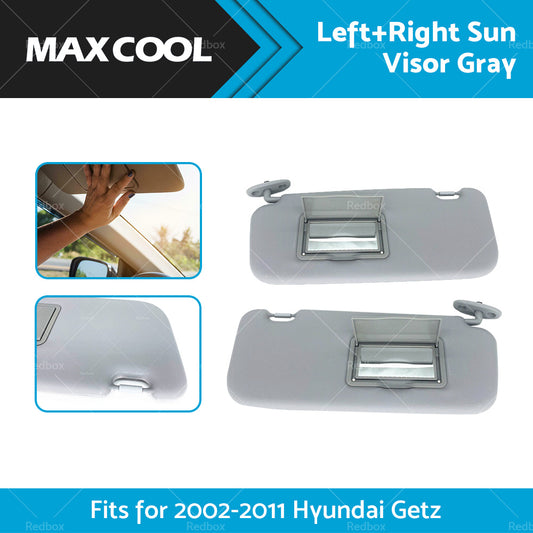{{ Left Right Side Car Sun Visor Shade Suitable For Hyundai Getz 2002-2012 Grey }} - Buy Car Parts Online at {{ Kaka Auto Parts }}.