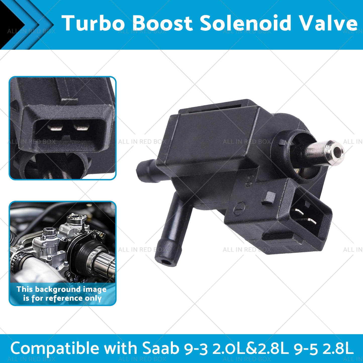 {{ Turbo Boost Solenoid Valve Suitable for Saab 9-3 2. 0L and 2. 8L 9-5 2. 8L 728311040 }} - Buy Car Parts Online at {{ Kaka Auto Parts }}.