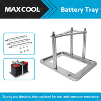 {{ Universal Aluminum Billet Battery Tray Hold Down Relocation Box Mount OEM 551181 }} - Buy Car Parts Online at {{ Kaka Auto Parts }}.