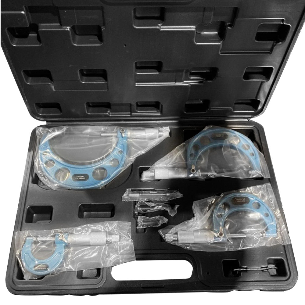 6x Outside Micrometer Set 0-6 inch Carbide Machinist Tool 0.0001 inch