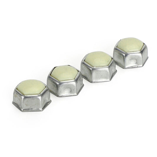 Set Of 4 Steering Lock Stop Bolt Caps With Nuts Suitable For Nissan Navara D22 4WD