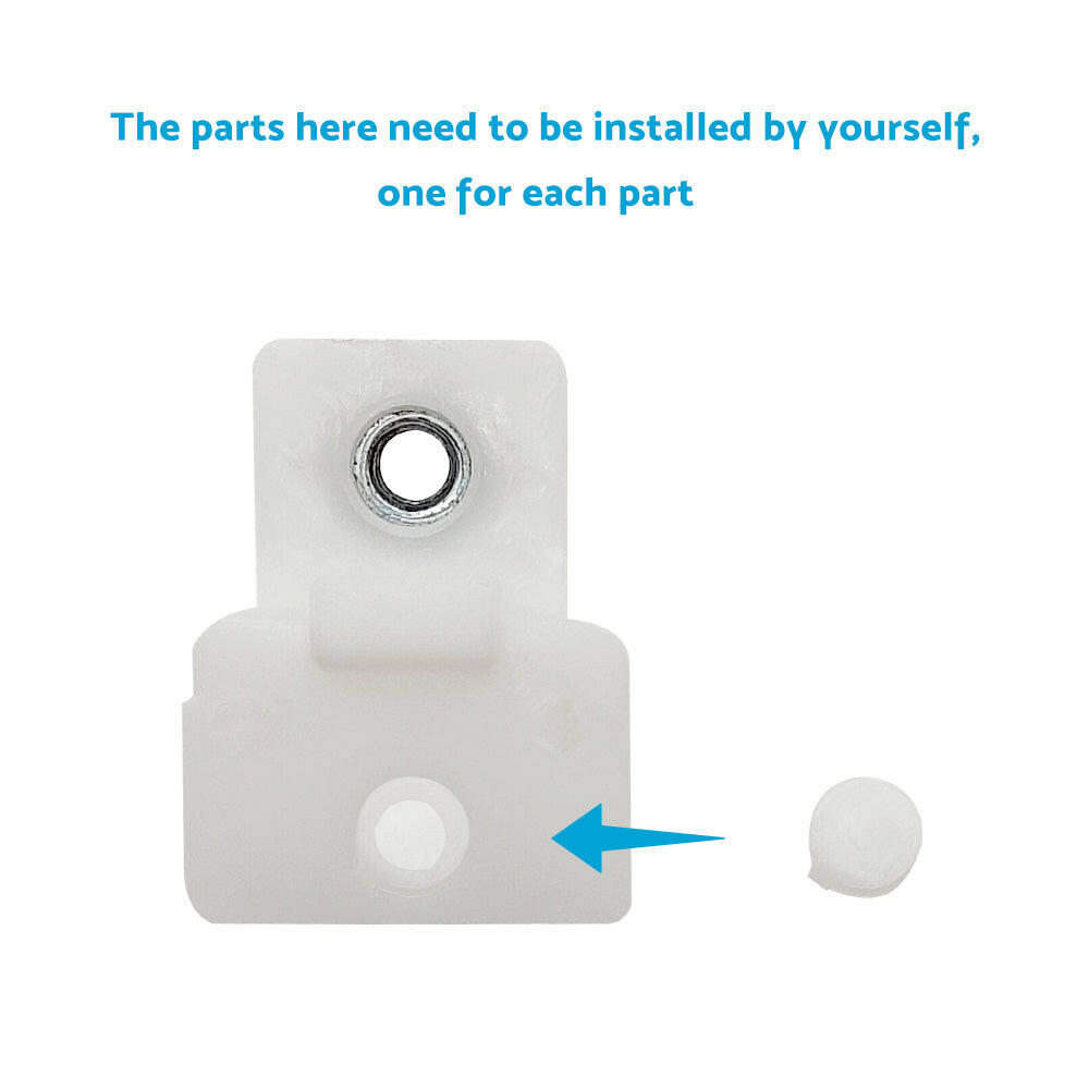 2x Left & Right Door Window Glass Track Clip Suitable For Isuzu D-Max Holden Colorado Rodeo 2002–2019