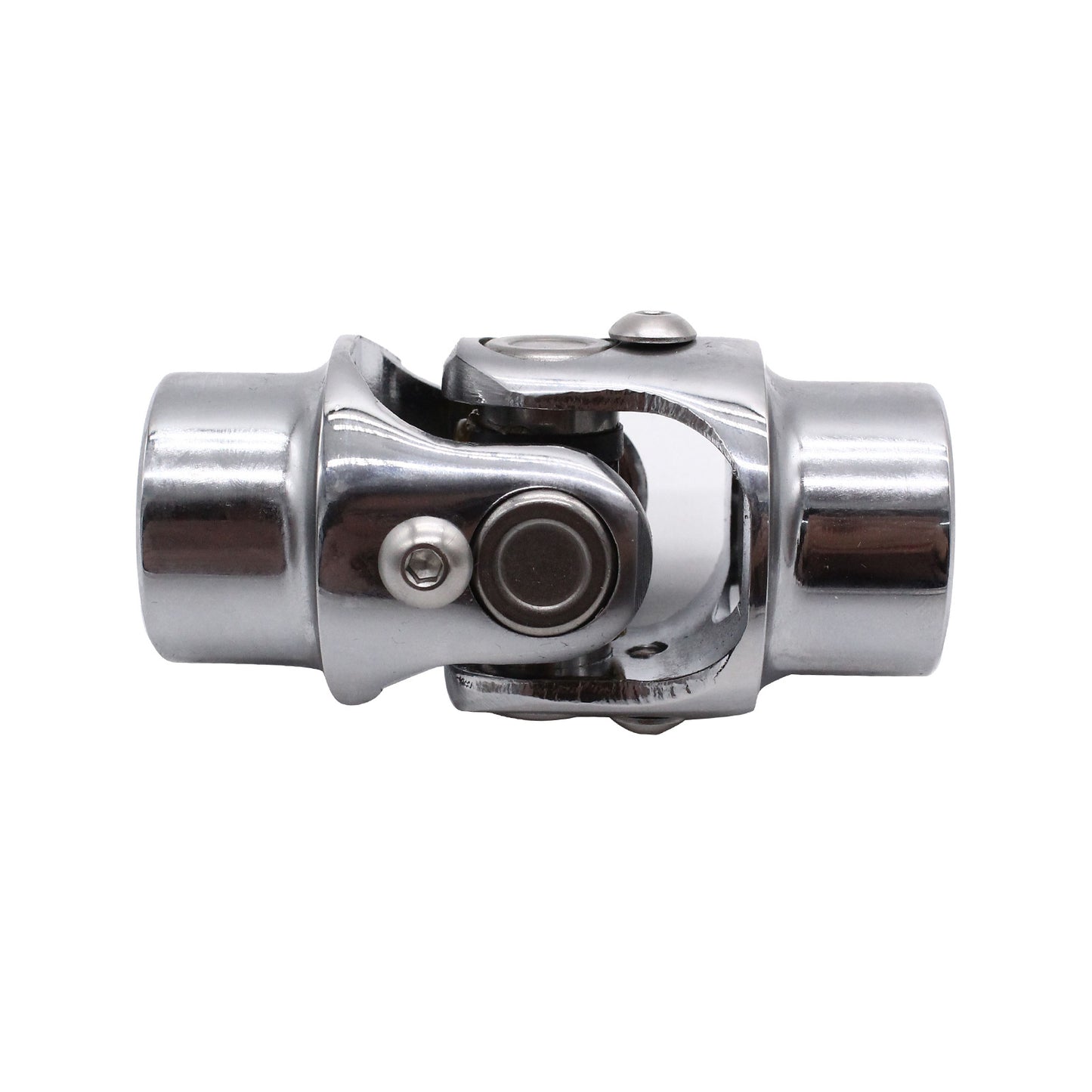 Universal Single Steering Shaft U-Joint Stainless Steel 3x3 or 4x4 inch Round