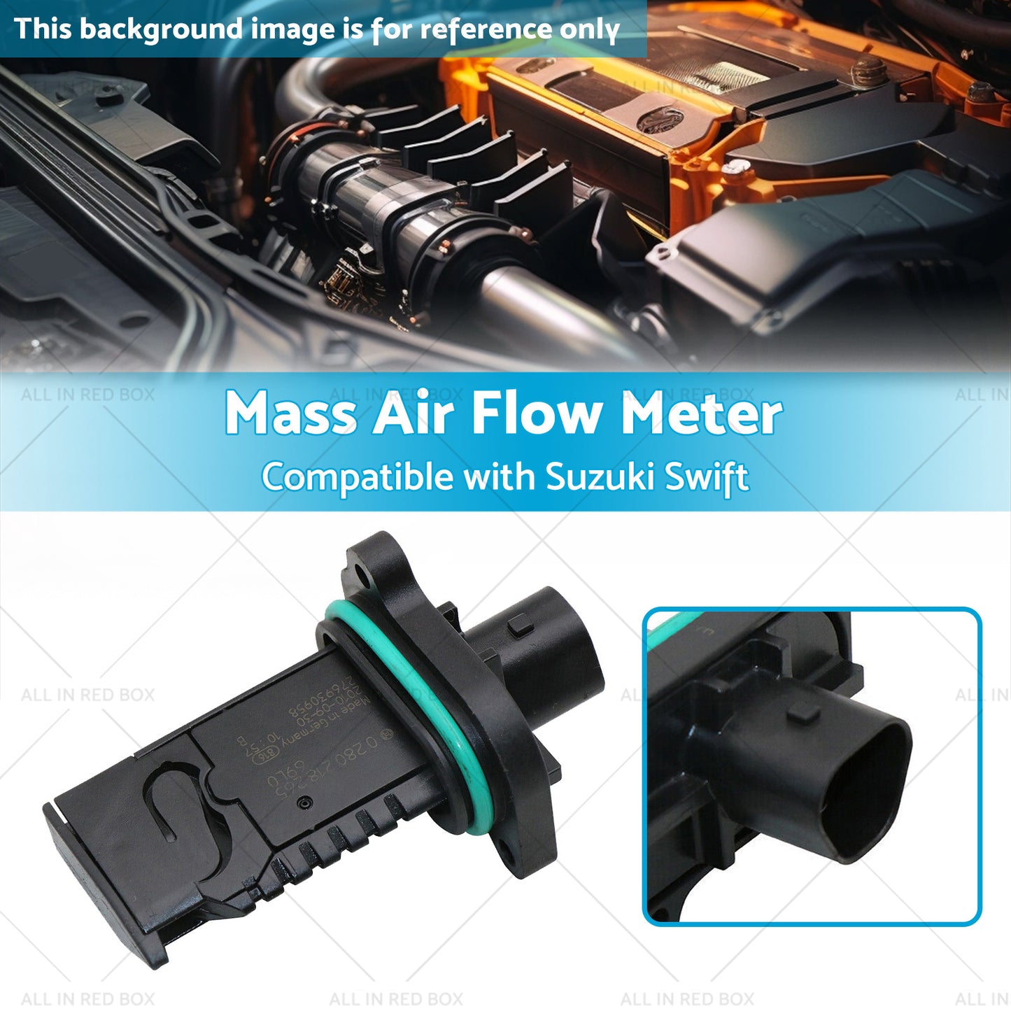 {{ New Mass Air Flow Meter Suitable For Suzuki FZ SWIFT 1. 4L K14B 2 or 11-6 or 17 MAF AFM }} - Buy Car Parts Online at {{ Kaka Auto Parts }}.