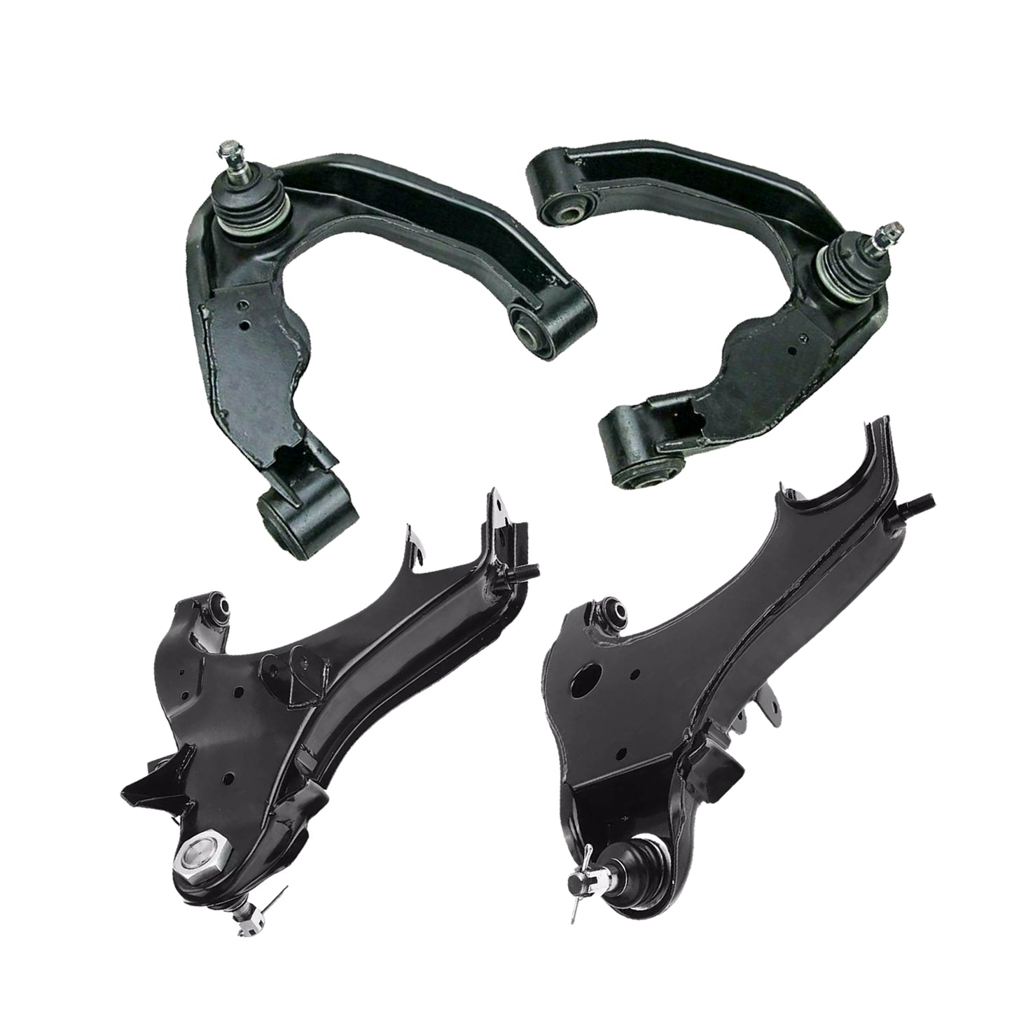 {{ 2x Front Upper+Lower Control Arms Suitable For Nissan Navara D22 4WD 97-15 }} - Buy Car Parts Online at {{ Kaka Auto Parts }}.