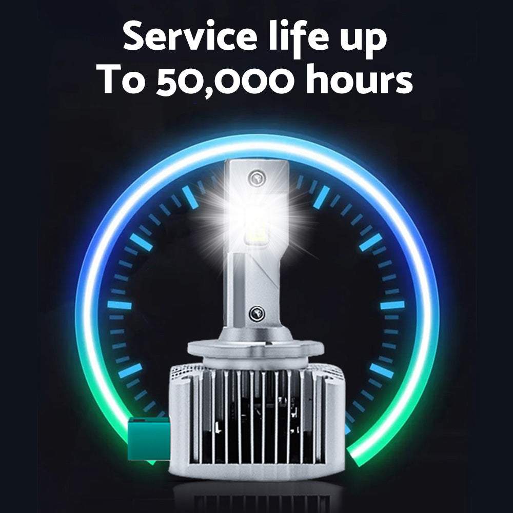 Pair of 6000K For Replace HID Xenon D1S LED Headlight Bulbs Conversion 90W 2pcs