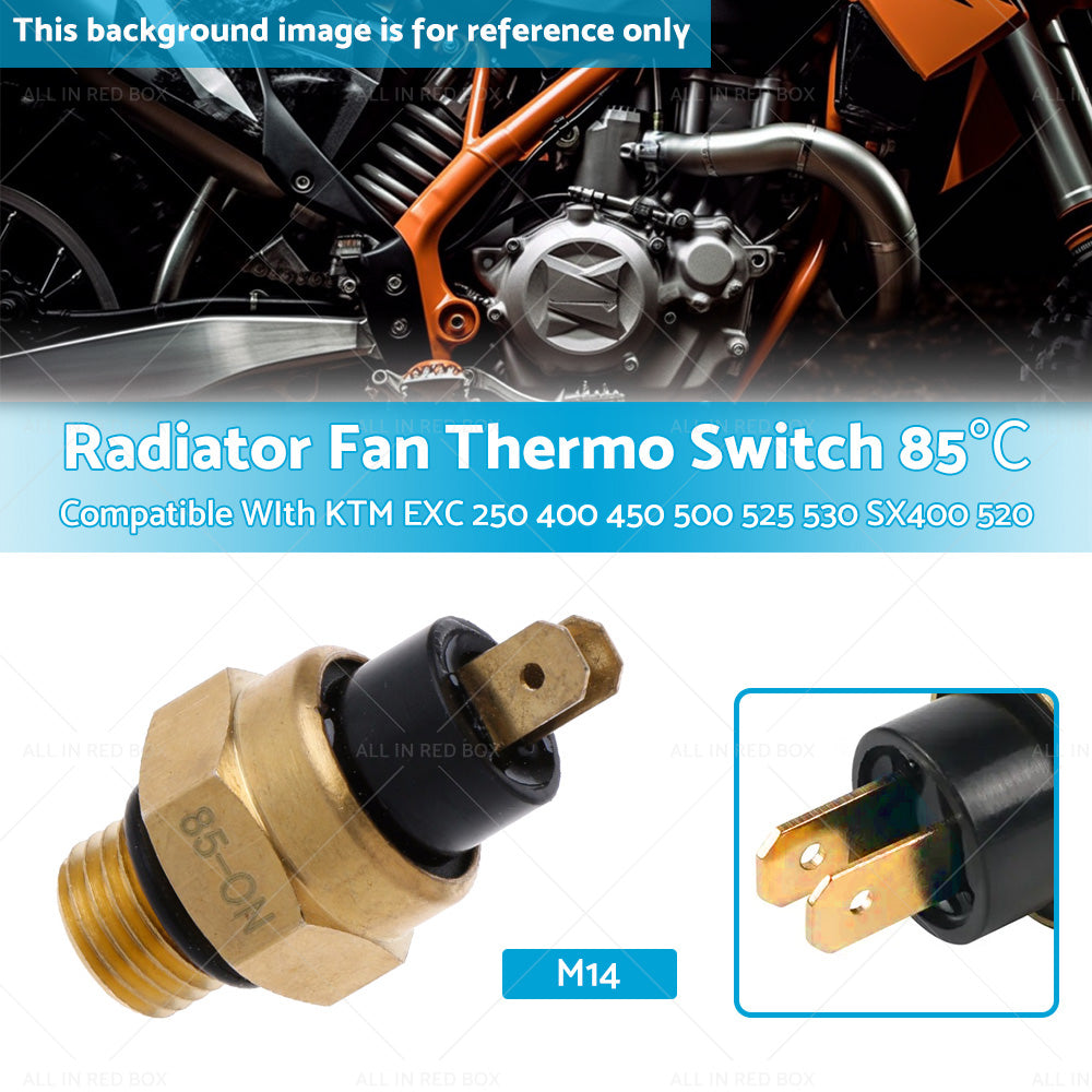 {{ M14 Radiator Fan Thermo Switch 85隆忙 Suitable For KTM EXC 250 400 450 500 525 530 }} - Buy Car Parts Online at {{ Kaka Auto Parts }}.