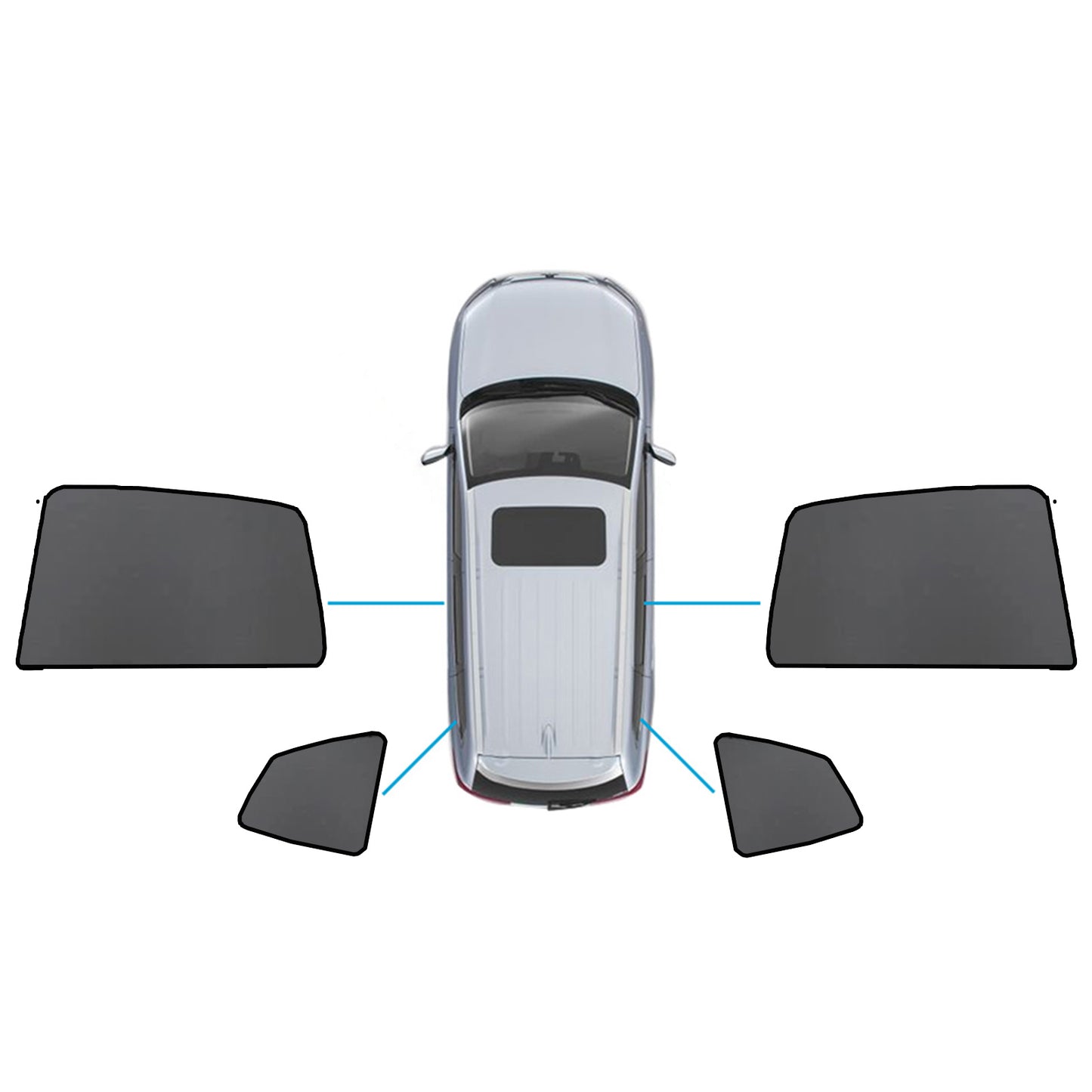 {{ Car Window Sun Shades Magnetic Mesh Sun Blind Suitable for BMW X3 F97 2017-On }} - Buy Car Parts Online at {{ Kaka Auto Parts }}.