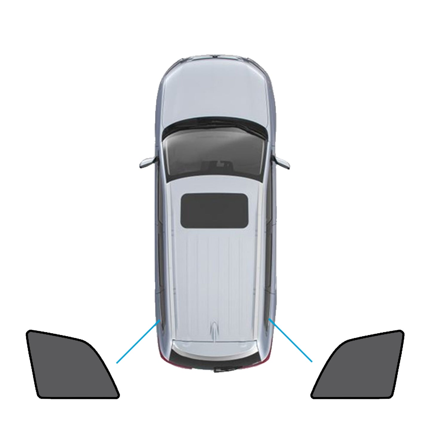 {{ Magnetic Mesh Sun Blind Shades Suitable for Volvo XC90 2015-Current On Front/Rear }} - Buy Car Parts Online at {{ Kaka Auto Parts }}.