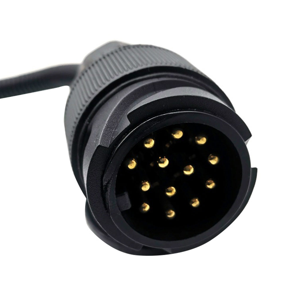 13 Pin Plug to 7 Pin Flat Socket Suitable For Trailer Caravan Wiring Connector