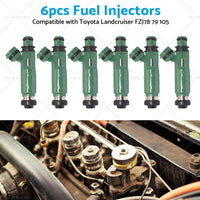 {{ 6PCS Fuel injector Suitable for Toyota Land cruiser FZJ78 79 80 105 4. 5L 1FZ-FE }} - Buy Car Parts Online at {{ Kaka Auto Parts }}.