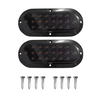 compare product 2x 20-LED Rear Stop Brake Flowing Turn Signal Tail Lights Suitable For Truck, Trailer & Caravan