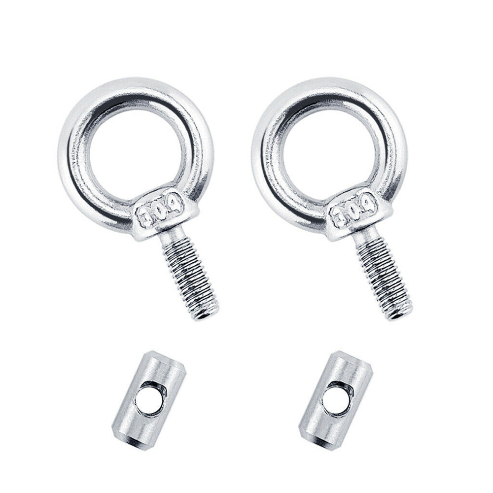 Awning Rail Stoppers Rail Track Screws 2 / 4 / 8PCS Suitable For Boat Caravan Stainless Steel