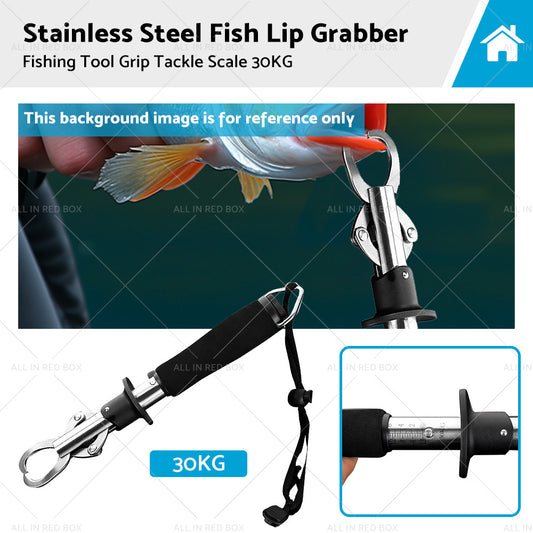 {{ Stainless Steel Fish Lip Grabber Gripper Fishing Tool Grip Tackle Scale 30KG }} - Buy Car Parts Online at {{ Kaka Auto Parts }}.