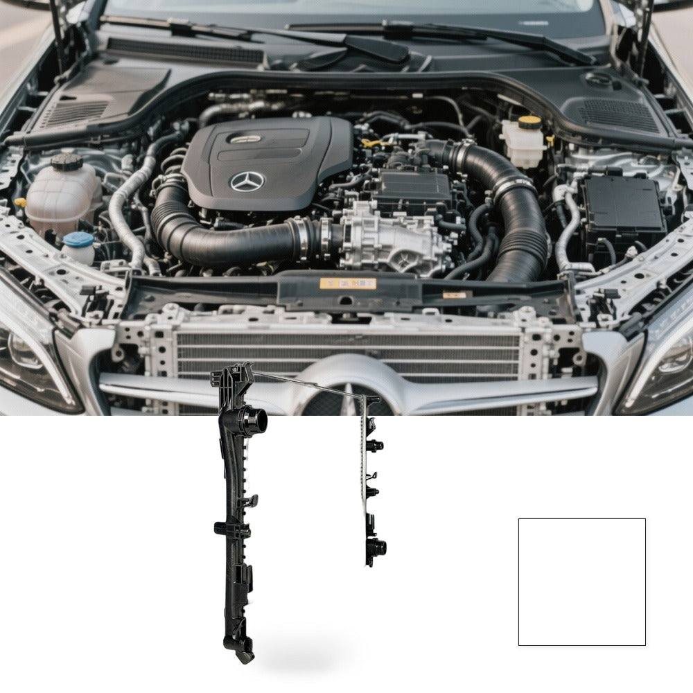 Premium Radiator For MERCEDES C Class A205 C205 S205 W205 Petrol Diesel Hybrid - BG1