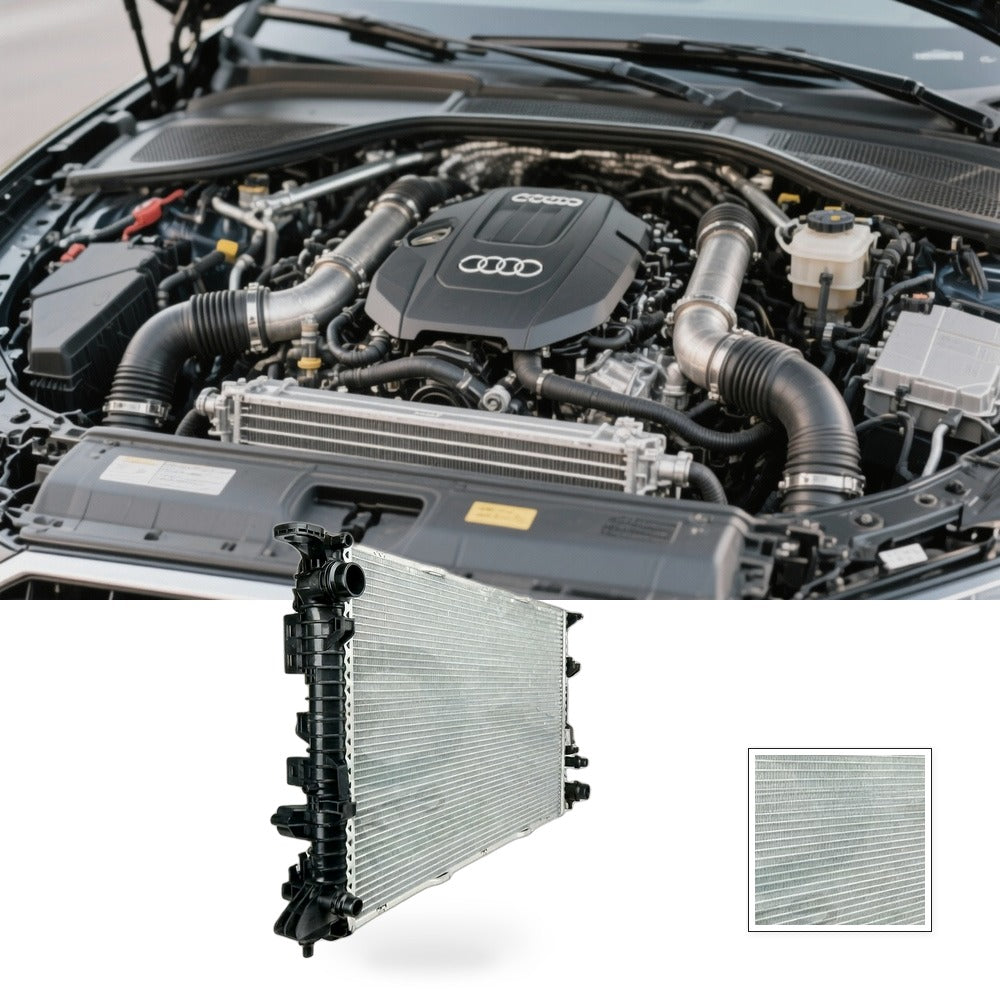 Radiator Suitable for Audi A8 S8 4H 2.0TFSI 2.5FSI 3.0TTFSI 3.0TDi Petrol Diesel - BG1