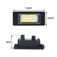 2x LED License Number Plate Light Lamps Suitable For BMW E90 E92 E93 E39 M5 E70