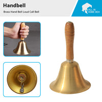 {{ Brass Hand Bell Loud Call Bell Handbell Desk Ringbell for Wedding Festival }} - Buy Car Parts Online at {{ Kaka Auto Parts }}.