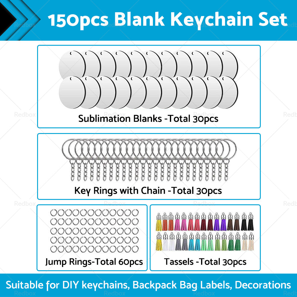 {{ Bulk Keychains Ornament Set 150PCS Sublimation Blank Keychain for Crafts Jewelry }} - Buy Car Parts Online at {{ Kaka Auto Parts }}.