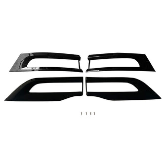 compare product 4x Gloss Tail Light Cover Trim Bezel Suitable For Jeep Grand Cherokee 2014-2020