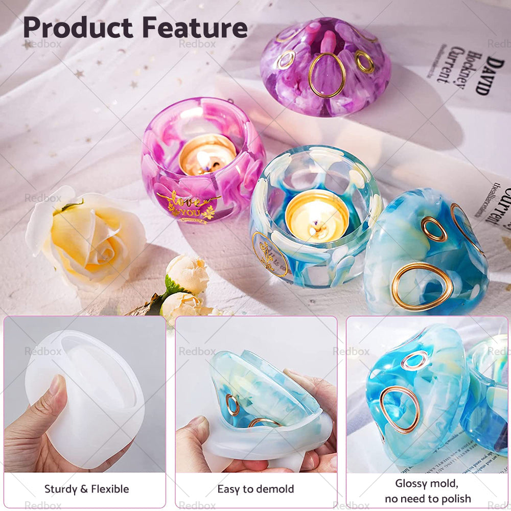 {{ Mushroom Jars with Lid Silicone Epoxy Resin Mold Storage Candy Jewelry Box DIY }} - Buy Car Parts Online at {{ Kaka Auto Parts }}.