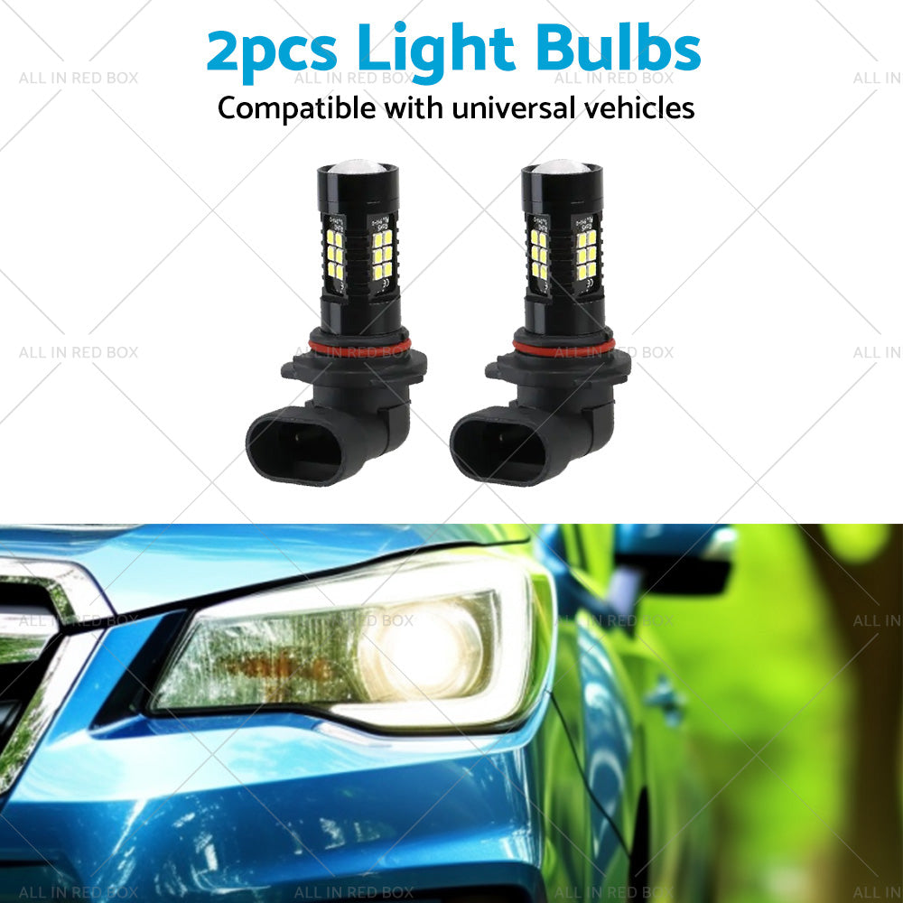 {{ 2PCS 9006 HB4 LED Fog Light 6000K White 3030 21 SMD Car Driving DRL Light Bulbs }} - Buy Car Parts Online at {{ Kaka Auto Parts }}.