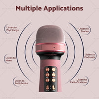 {{ Wireless Blue-tooth Portable Karaoke Microphone Speaker Mic USB Speaker Portable }} - Buy Car Parts Online at {{ Kaka Auto Parts }}.
