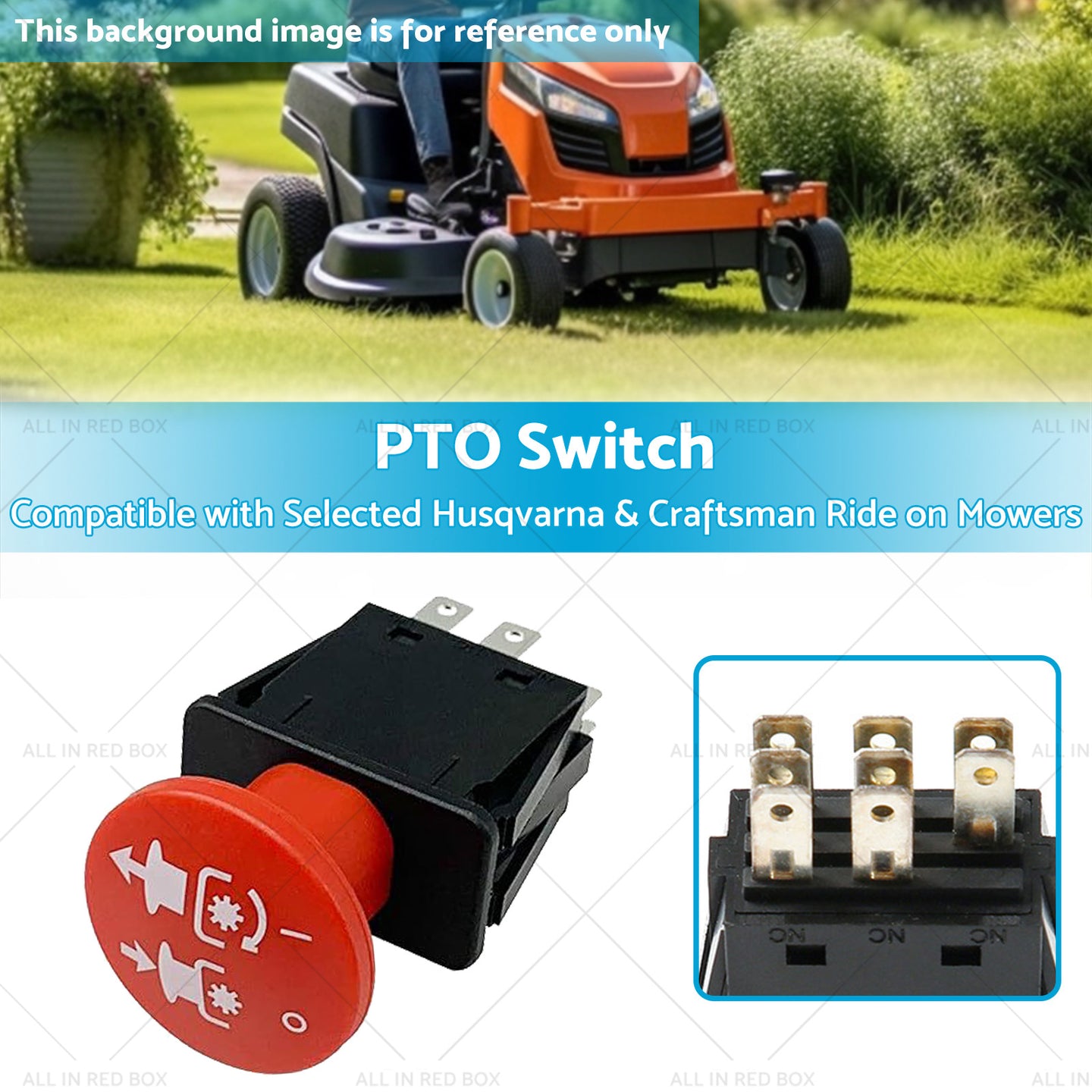 {{ PTO Switch Suitable for Selected Husqvarna  and  Craftsman Ride on Mowers }} - Buy Car Parts Online at {{ Kaka Auto Parts }}.
