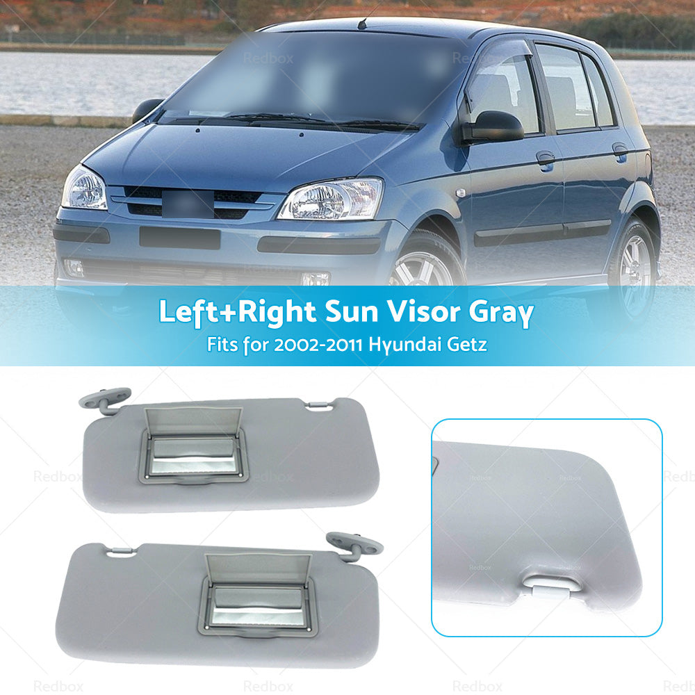 {{ Left Right Side Car Sun Visor Shade Suitable For Hyundai Getz 2002-2012 Grey }} - Buy Car Parts Online at {{ Kaka Auto Parts }}.