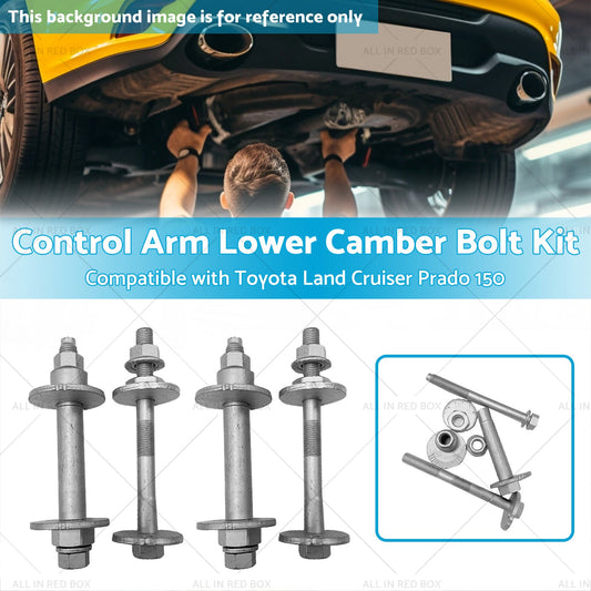 4x Lower Control Arm Camber Bolt Kit Suitable For Toyota Land Cruiser Prado 150