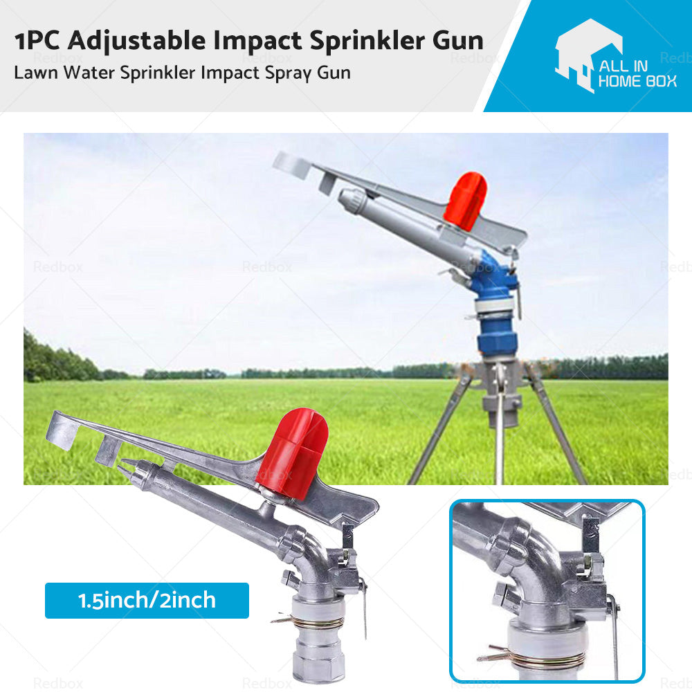 {{ 360掳 Rotation Lawn Water Sprinkler Impact Spray Gun Alloy Adjustable Irrigation }} - Buy Car Parts Online at {{ Kaka Auto Parts }}.