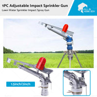 {{ 360掳 Rotation Lawn Water Sprinkler Impact Spray Gun Alloy Adjustable Irrigation }} - Buy Car Parts Online at {{ Kaka Auto Parts }}.
