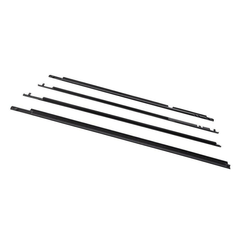 4x Window Glass Seals Weather Strip Suitable For Toyota Corolla Sedan 2009-2012