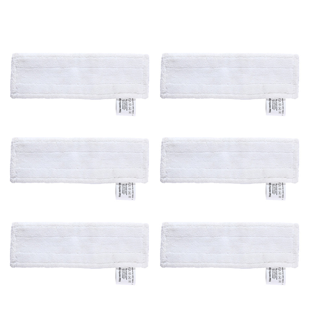 6x Mop Cloth Pad Set Suitable For Karcher SC1 / SC2 / SC3 / SC4 / SC5 Steam Cleaner