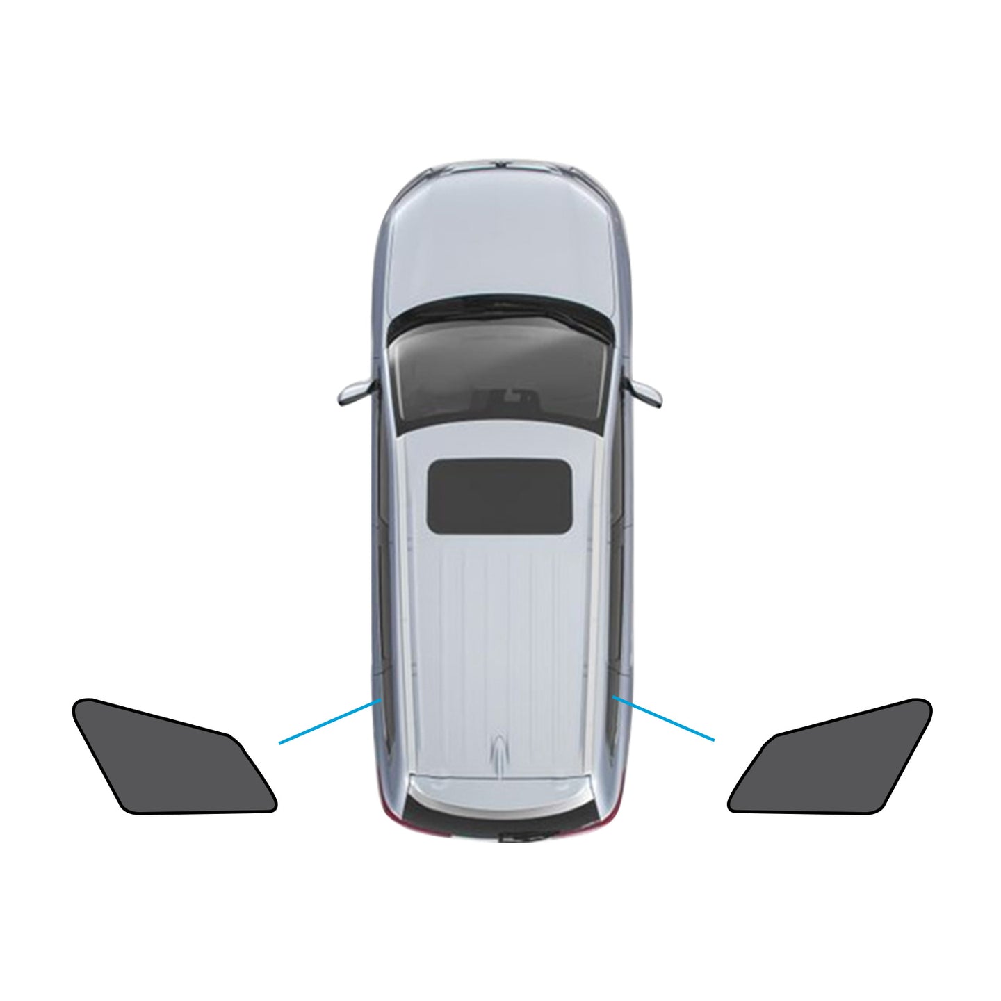 {{ Window Magnetic Mesh Sunshades Suitable for Kia Sportage 21-24 UVA  Protection }} - Buy Car Parts Online at {{ Kaka Auto Parts }}.