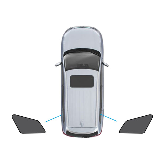 {{ 2x Triangular Window Magnetic Mesh Sunshades Suitable for Kia Sportage 2021-2024 }} - Buy Car Parts Online at {{ Kaka Auto Parts }}.