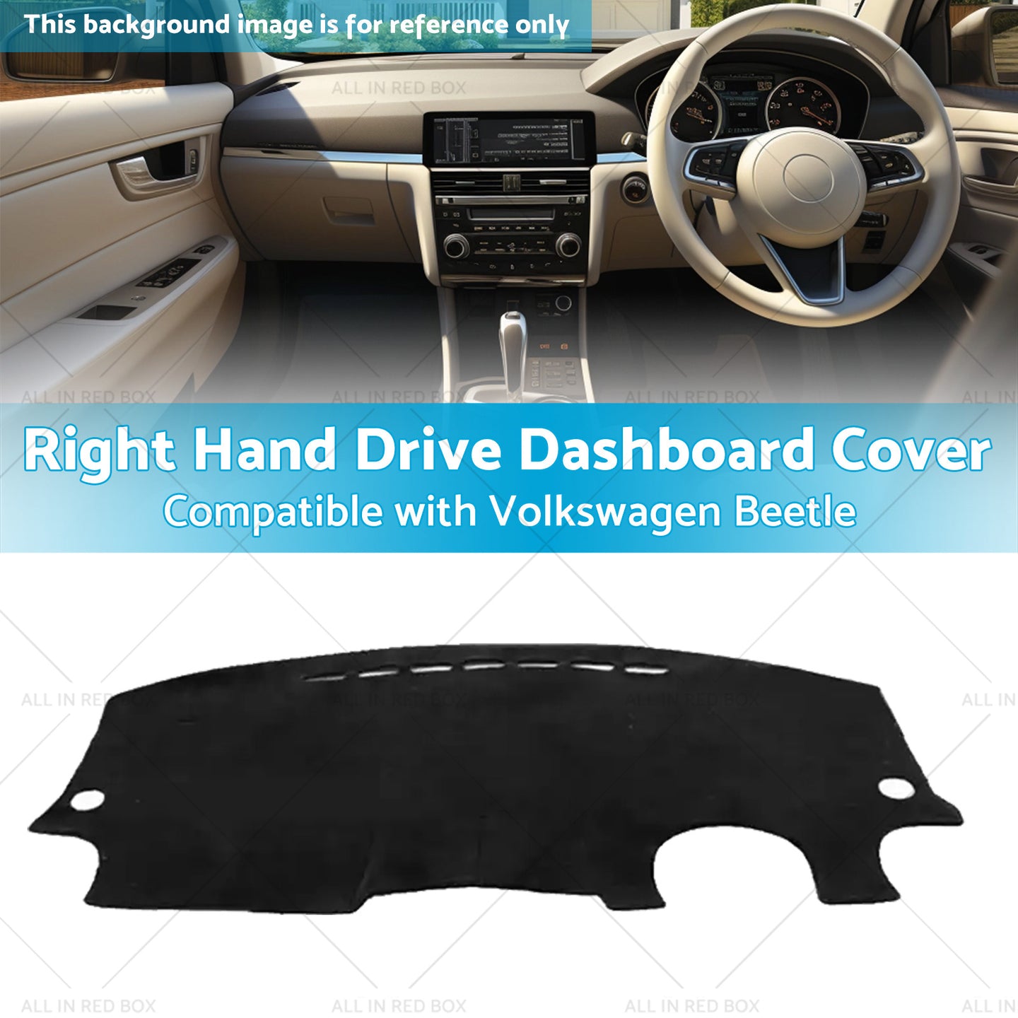 {{ Dashboard Cover Dash Mat Right Hand Drive Suitable For Volkswagen Beetle 98-11 }} - Buy Car Parts Online at {{ Kaka Auto Parts }}.