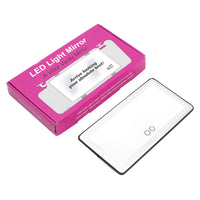 {{ Car Sun Visor Makeup Cosmetic Mirror Set with 3 Type 60 LED Light Black 26x13cm }} - Buy Car Parts Online at {{ Kaka Auto Parts }}.