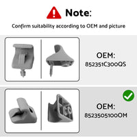 1x Grey Sun Visor Clip Left Hand / Right Hand Side Suitable For Hyundai i20 Getz 2008-2015