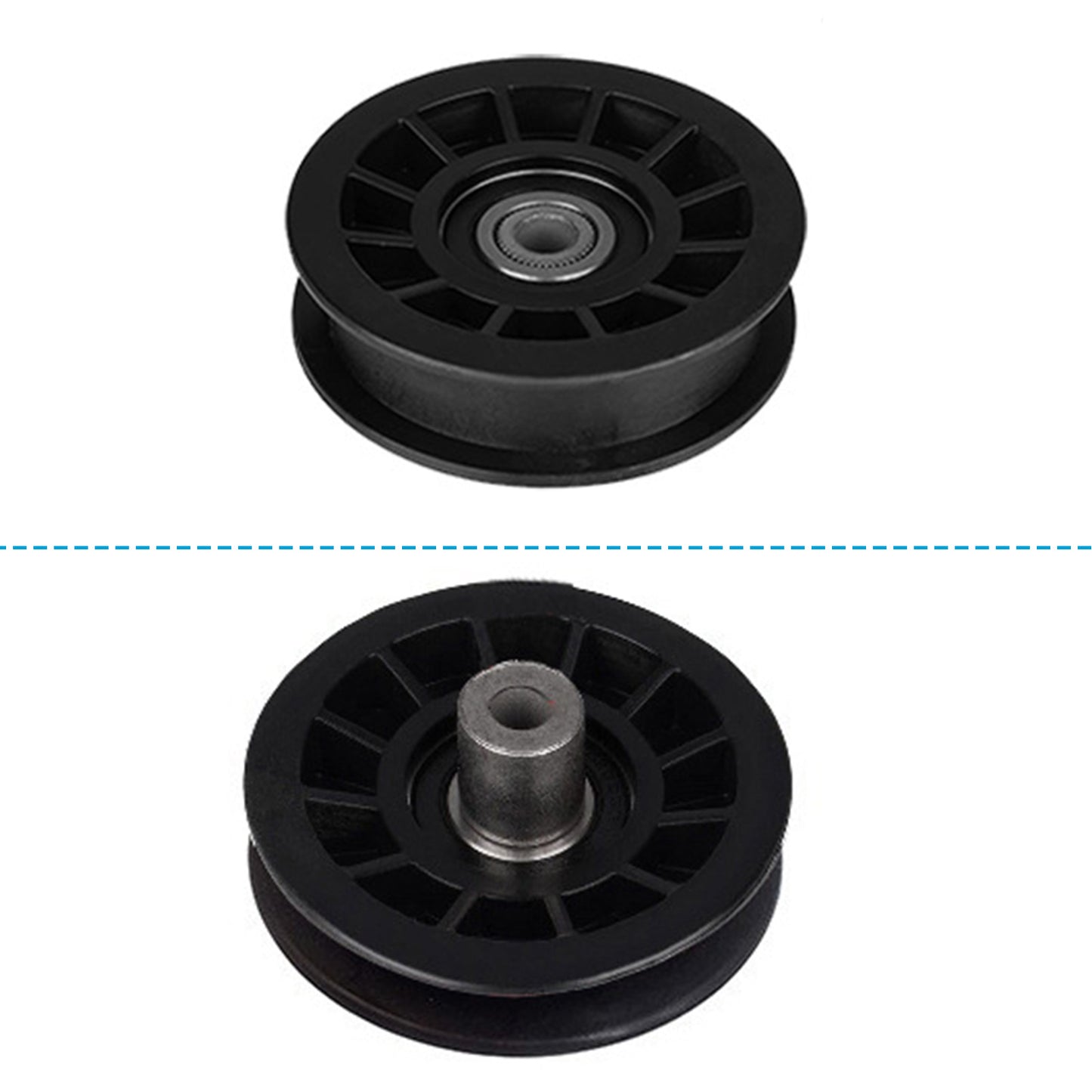 Flat Idler Pulley Suitable For Husqvarna Mowers YTH2242TF / YTH2242TDRF M17538H 194327