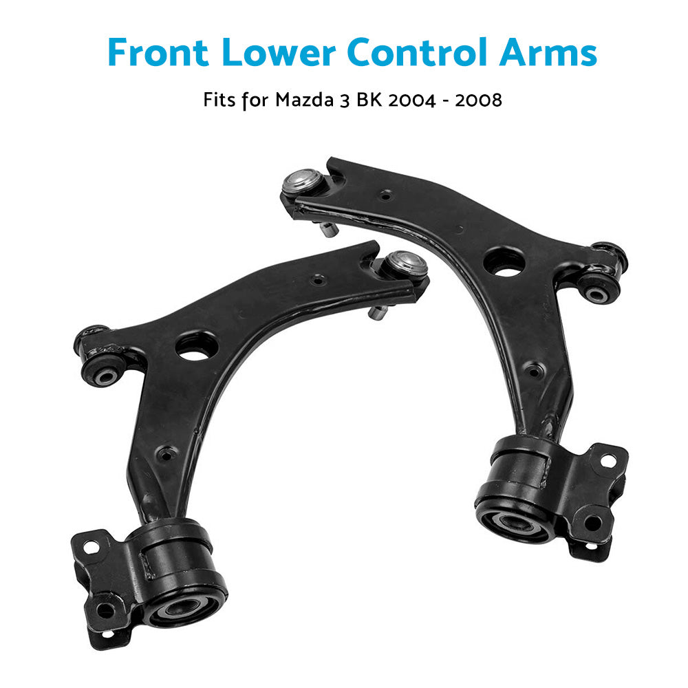 {{ Pair Front Lower Control Arms Fits For Mazda 3 BK 2004 - 2008 Mazda 5 }} - Buy Car Parts Online at {{ Kaka Auto Parts }}.
