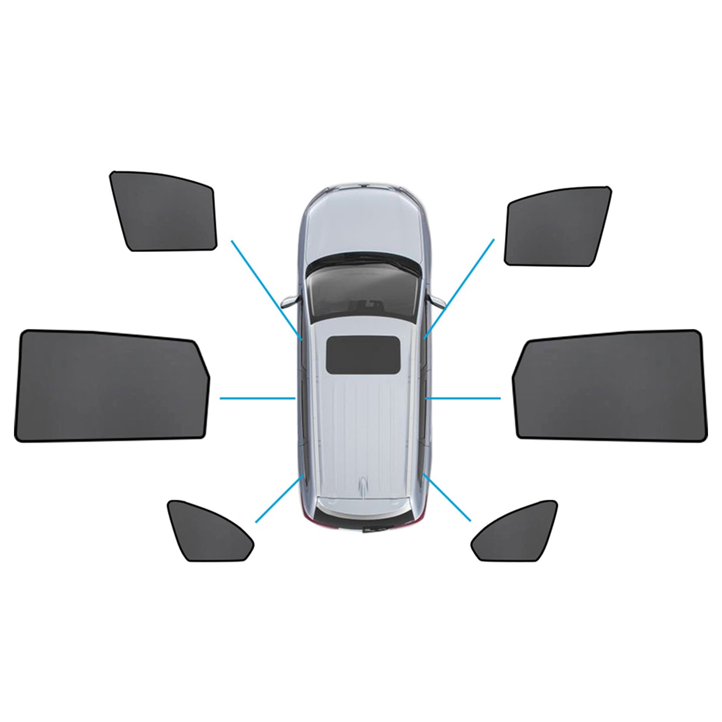 {{ Car Magnetic Mesh Sun Blind Shade Suitable for Suitable for Holden Captiva 06-17 }} - Buy Car Parts Online at {{ Kaka Auto Parts }}.