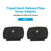 {{ 2PCS Tripod Quick Release Plate Screw Adapter Mount Head Suitable For DSLR SLR }} - Buy Car Parts Online at {{ Kaka Auto Parts }}.
