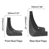 {{ 4X Front Rear Car Mud Flaps Splash Mudguards Fit for Tesla Model 3 2016-2021 }} - Buy Car Parts Online at {{ Kaka Auto Parts }}.